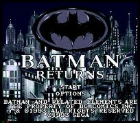 Batman Returns | SSega Play Retro Sega Genesis / Mega drive video games  emulated online in your browser.