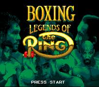 Boxing Legends of the Ring