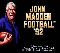 John Madden Football 92