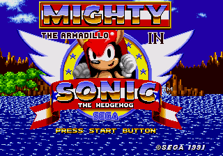 Mighty the Armadillo in Sonic the Hedgehog