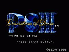 Phantasy Star III - Generations of Doom