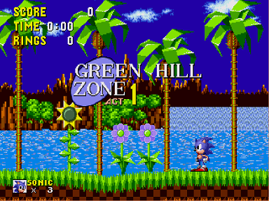 Sonic 1 : Mania Edition  SSega Play Retro Sega Genesis / Mega drive video  games emulated online in your browser.