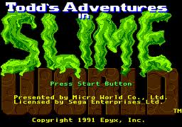 Todd's Adventures in Slime World