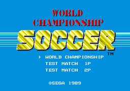 World Championship Soccer 2 - SEGA Online Emulator