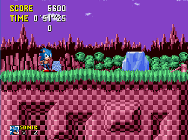 Play Genesis Modern Sonic in Sonic 2 Online in your browser